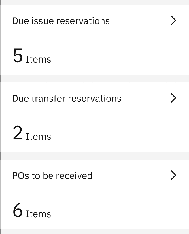 Dashboard Tiles Example