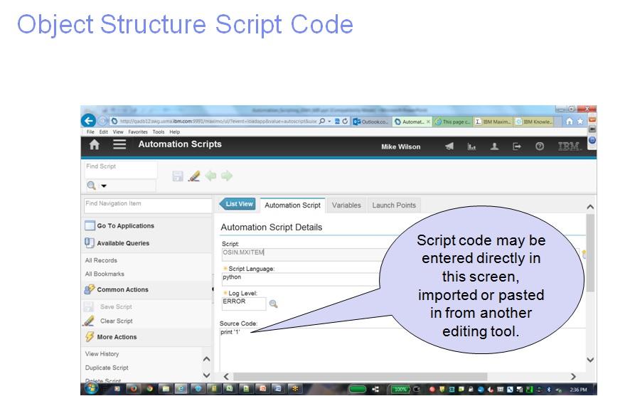 OS script code
